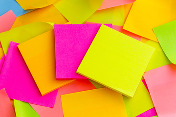 background of colored Sticky Notes