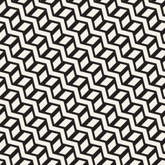 Vector seamless zigzag line pattern. Abstract stylish geometric background. Repeating lattice background