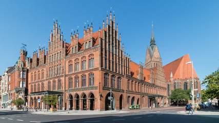 Altes Rathaus Hannover - obrazy, fototapety, plakaty