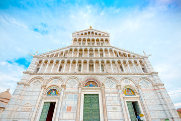 Obraz premium Cathedral in Square of Miracles, super wide angle