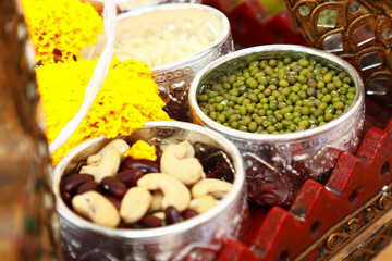 Food offerings for the gods thai culture