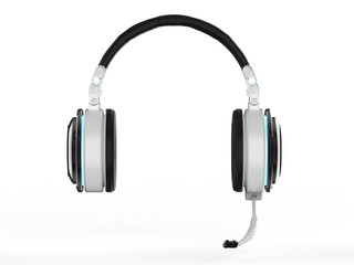 headset or headphones with microphone