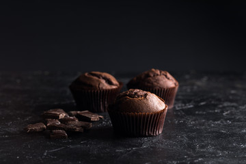 chocolate muffins