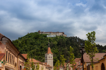 Fototapeta premium Rasnov fortress in Romania. Travel and history