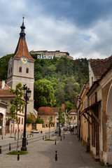 Fototapeta na wymiar Rasnov fortress in Romania. Travel and history