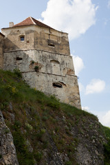 Fototapeta na wymiar Rasnov fortress in Romania. Travel and history