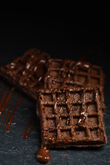chocolate waffle