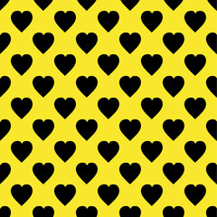 Hearts pattern Flat Scandinavian style 