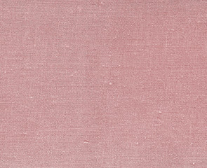 Fototapeta premium Red colored natural textile texture.