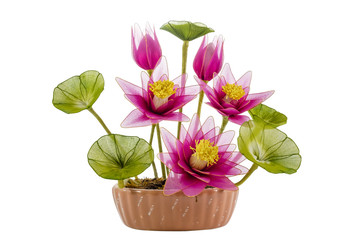 flowers craft in vase