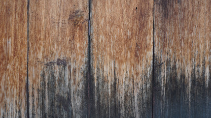 Naklejka premium Old wooden textured background.