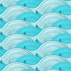 Seamless waves patterns