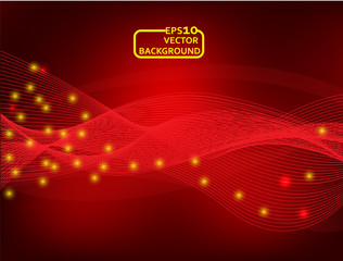 Abstract Red Background with Stripes. Minimal Banner. © HNKz