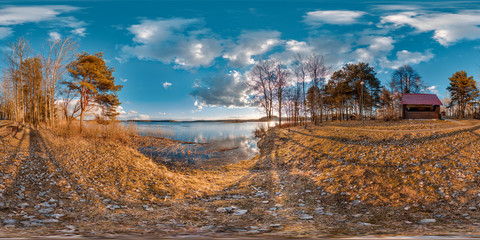 3D spherical panorama with 360 viewing angle. Ready for virtual reality or VR. Full equirectangular...