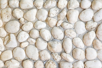 Stone wall decoration texture on modern building facade, stone artistic architecture ,pattern of stone wallpaper background.