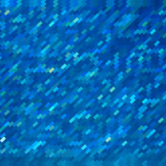 blue rectangles with a different color. aqua color background. abstract blue grunge texture. halftone effect. vector illustration