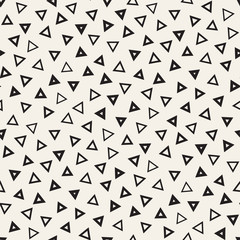 Seamless primitive jumble minimalism patterns. Randomly scattered geometric shapes. Abstract background design