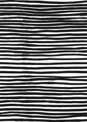 Ink Abstract Stripe Seamless Pattern. Background with artistic strokes in black and white sketchy style. Design element for backdrops and textile