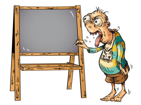 The Idiot With Blackboard