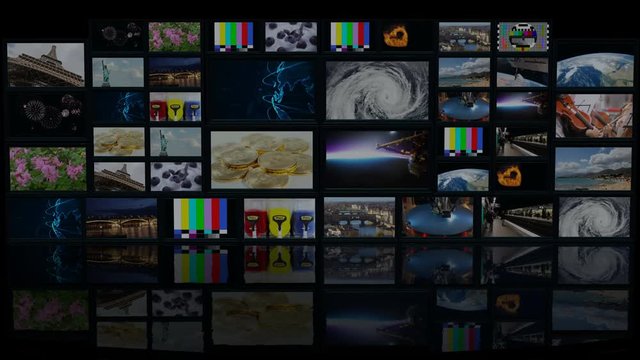 Virtual tv studio is designed to be used as a virtual background in a green screen or chroma key video production. Seamless looping.