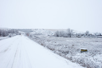 winter church