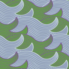Seamless waves patterns