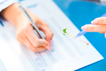 Research of photosynthesis of green plants. Food quality control of agricultural plans