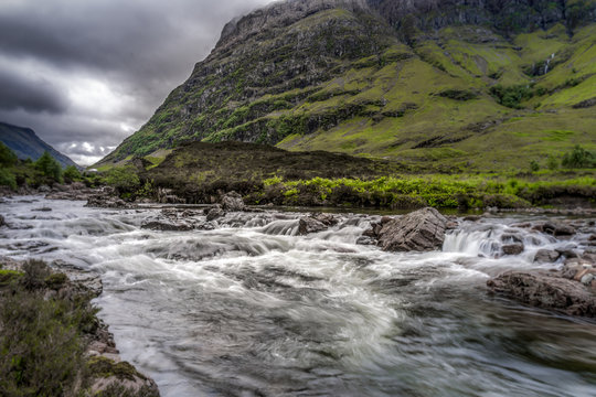 Clachaig Falls, Glencoe, Scotland