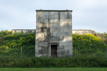 The stone buildings at the zeppelin field in Nuremberg © Asvolas