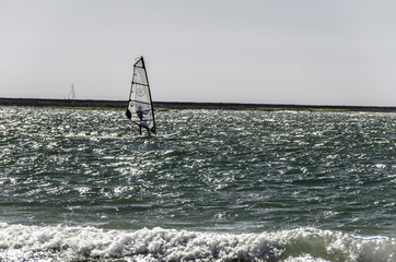 Naklejka premium véliplanchiste