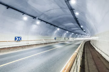 Crédence de cuisine en verre imprimé Tunnel fond intérieur du tunnel