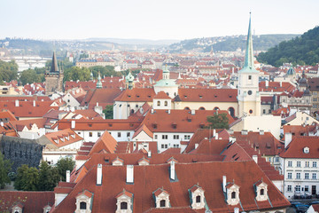 Fototapeta na wymiar Prague city landscape