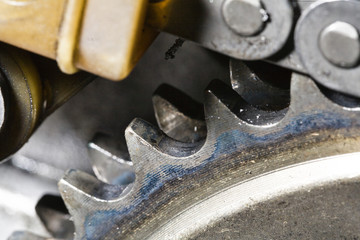Verschhleiß bei Kette und Kettenrad