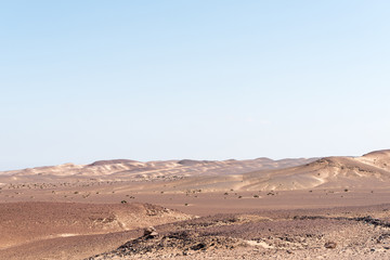 Namib desert landscape in the Skeleton Coast area of Namibia