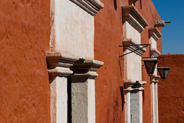 The Santa Catalina Monastery in Arequipa, Peru