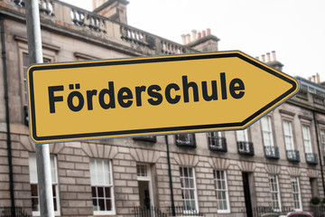 Obraz premium Schild 238 - Förderschule