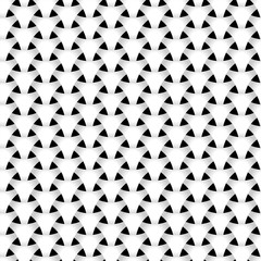 Seamless wickerwork triangle surface pattern. Gradient vector graphic. Dragon squama style tiles