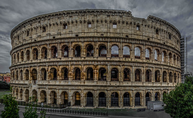 Fototapeta na wymiar colosseum architectural roman reacreation buildings