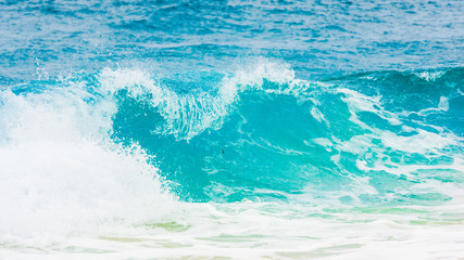 Waves at Lit-et-Mixe Beach at sunset