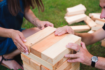 Giant Outdoor Block Game