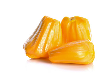 Jackfruit on a white background