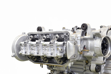 Fototapeta premium バイクエンジンの整備