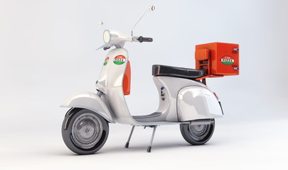 pizza scooter © hutangach