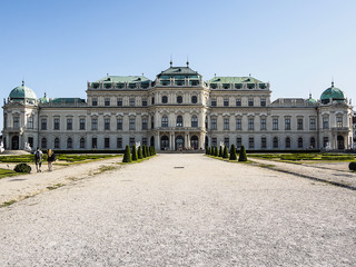 Fototapeta premium Schloss Belvedere, Oberes Belvedere, Prinz Eugen, 3 Bezirk Wien, Erdberg, Wien, Österreich