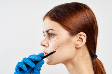 Portrait, plastic surgery