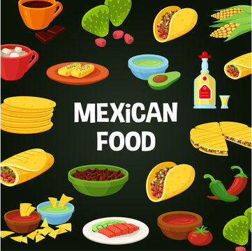 Mexican food poster