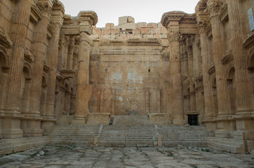 Ruínas de Baalbek, Líbano. Cidade histórica.