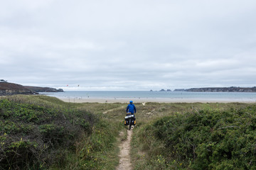 Obraz premium Cyclotourisme en Bretagne