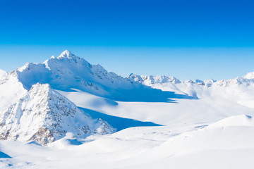 Fototapeta na wymiar Mountain winter. Caucasus