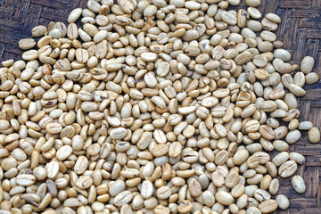 Green coffee beans